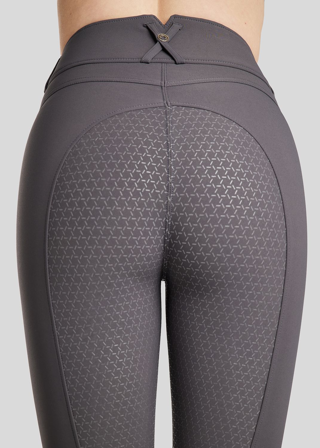 Molly Yati Breeches w. Silver Details - Fullgrip, Grey 