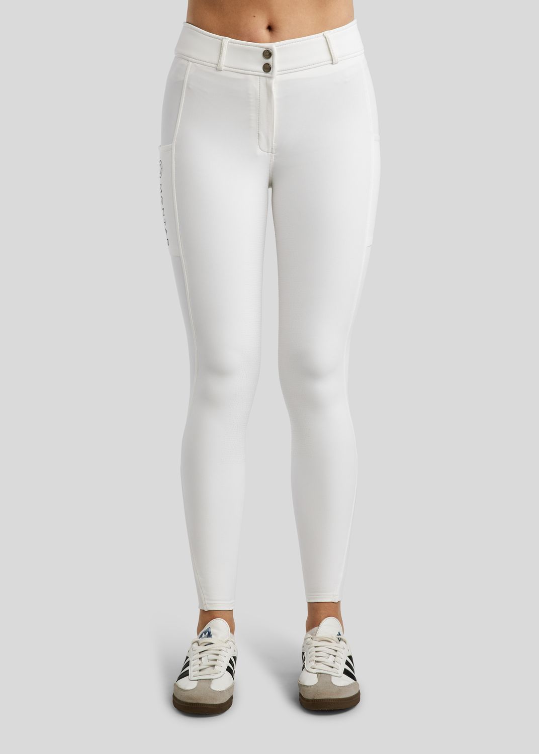 Megan Breeches w. Phonepocket - Fullgrip, White 