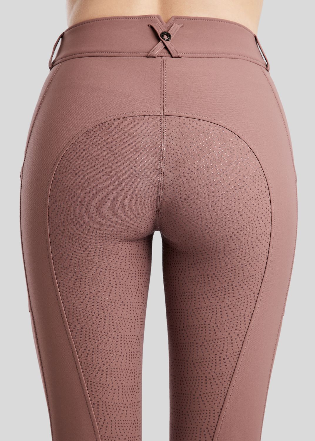 Megan Breeches w. Phone Pockets - Fullgrip, Dusty Rose 
