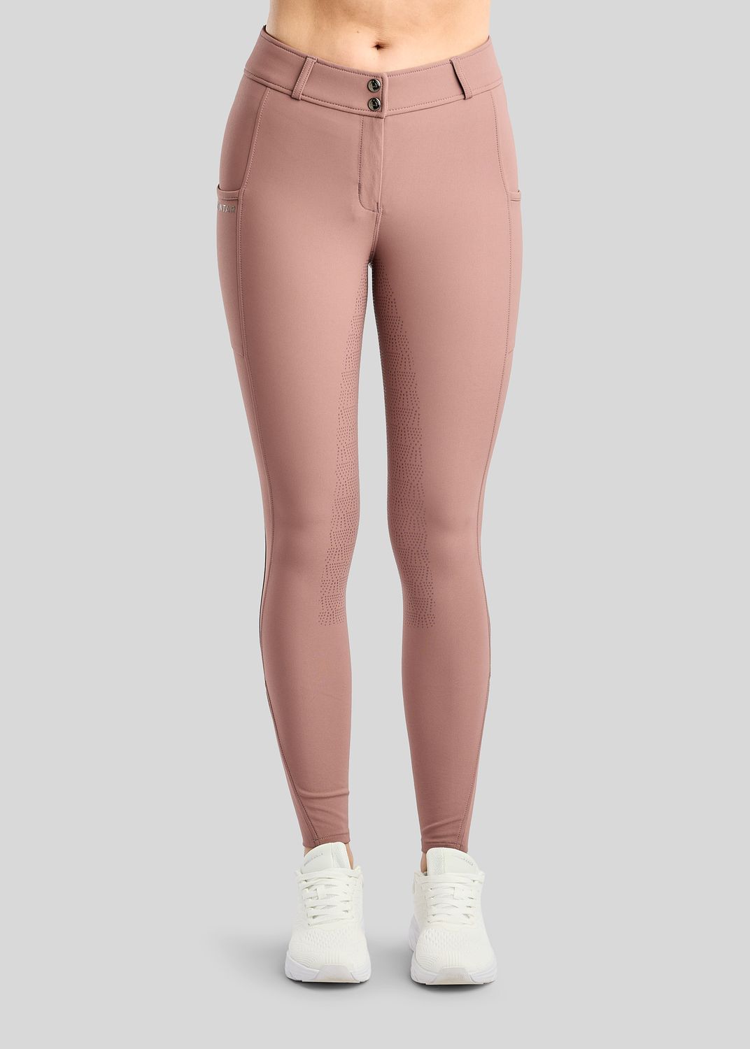 Megan Breeches w. Phone Pockets - Fullgrip, Dusty Rose 