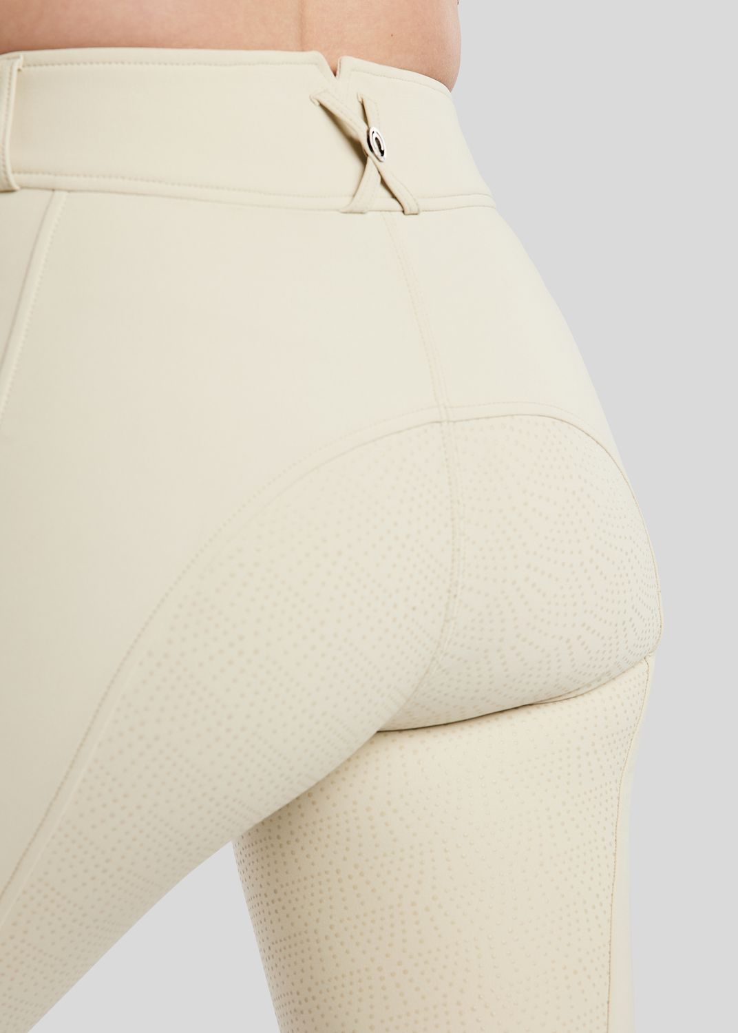 Megan Breeches w. Phone Pockets - Fullgrip, Warm Grey Beige 