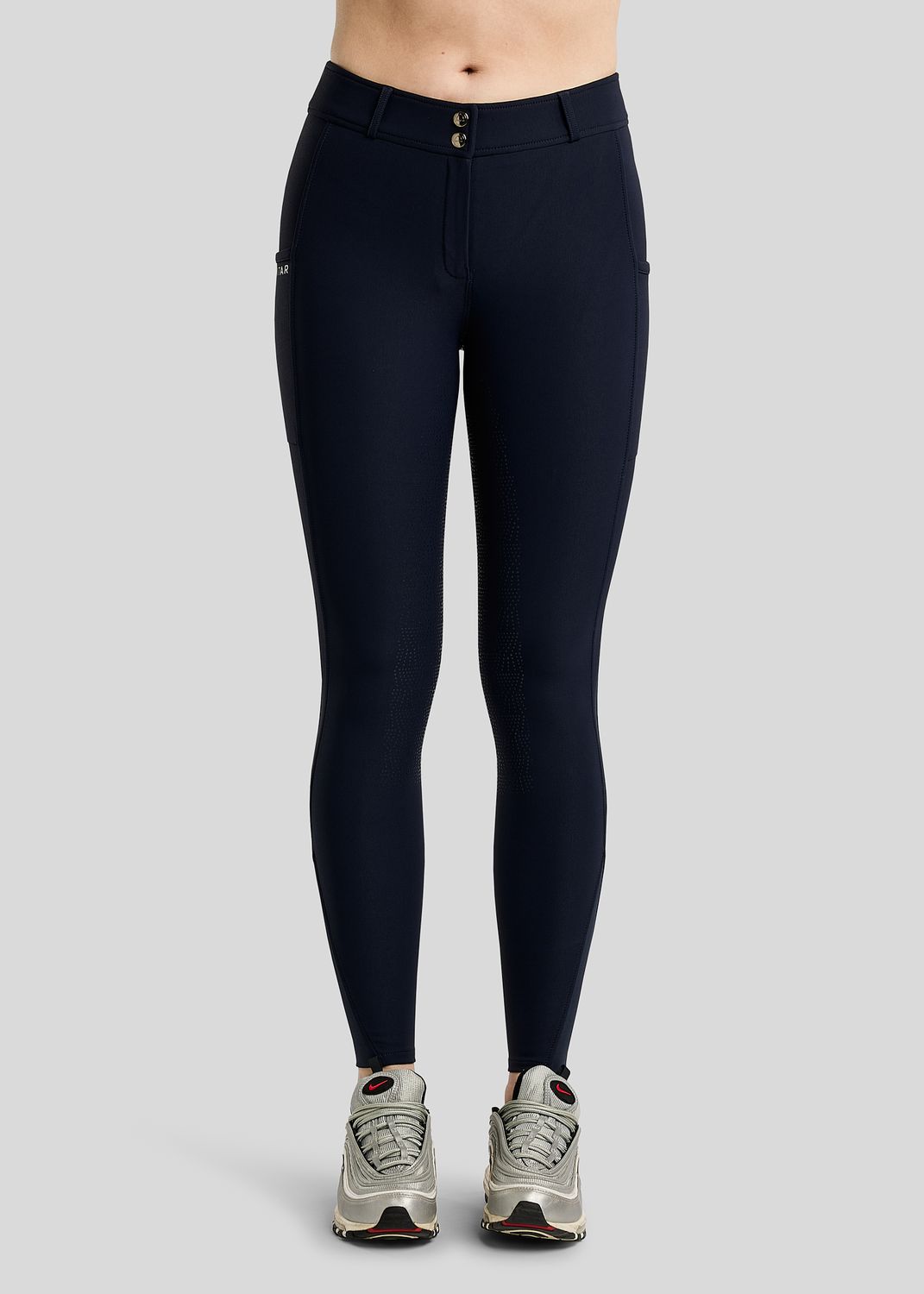 Megan Breeches w. Phonepocket - Fullgrip, Navy