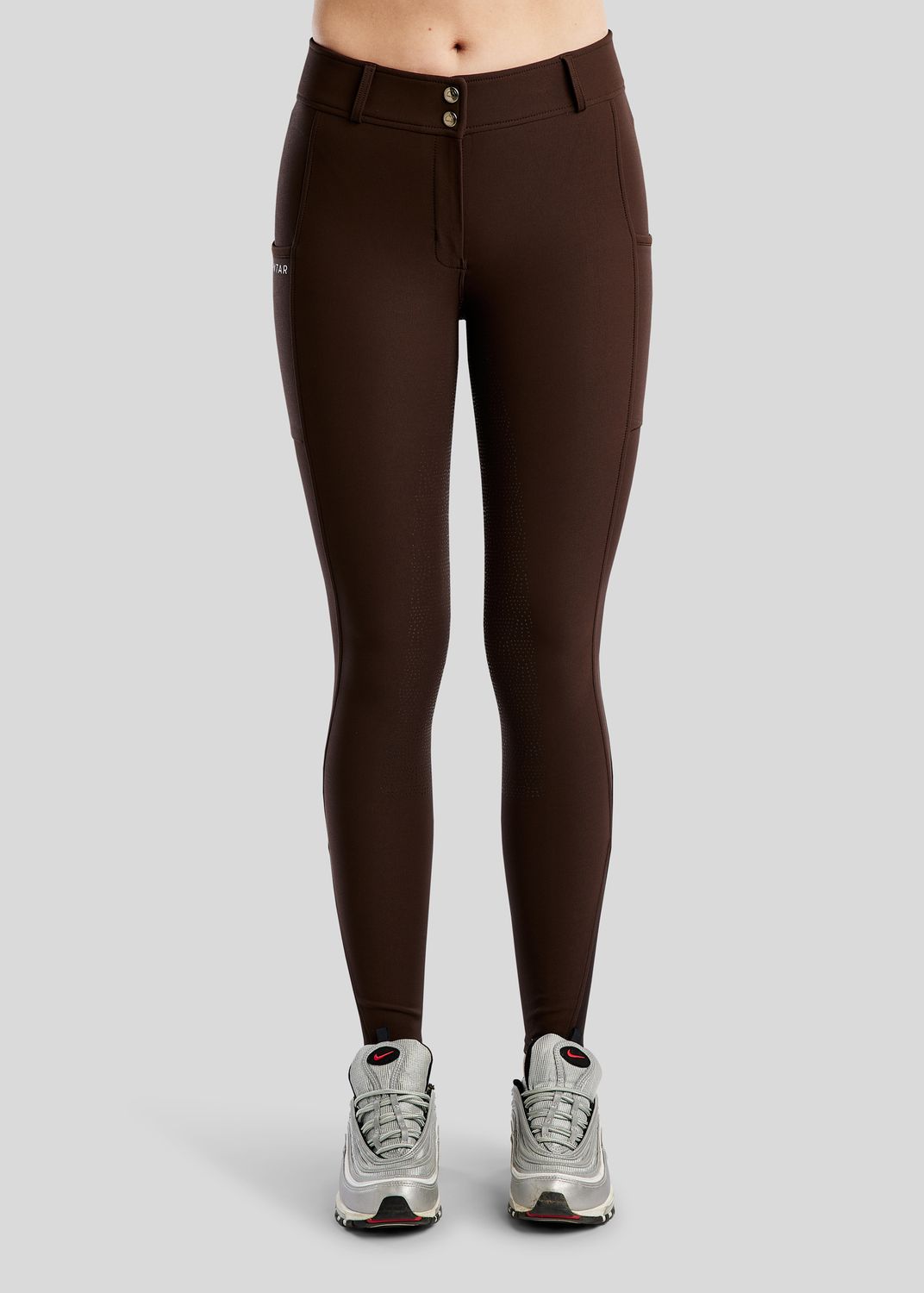 Megan Breeches w. Phone Pockets - Fullgrip, Brown 