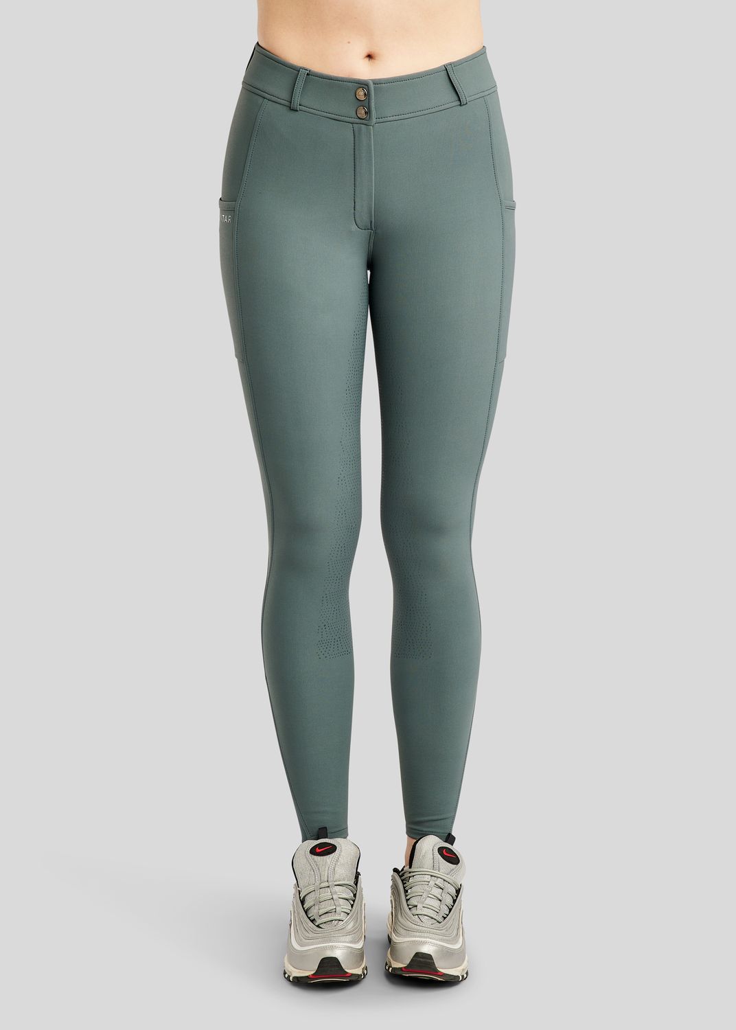 Megan Breeches w. Phone Pockets - Fullgrip, Jade