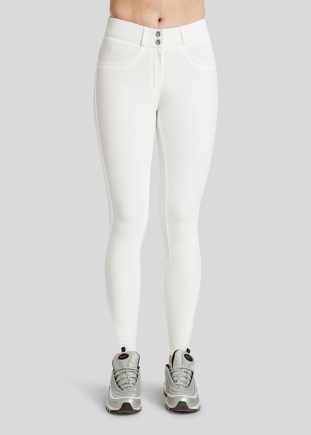 Megan Yati Breeches - Fullgrip, White 