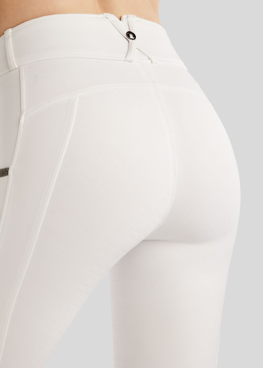 MoGloria Hybrid Pull On w. Gun Metal Caviar Tape - Fullgrip, White 