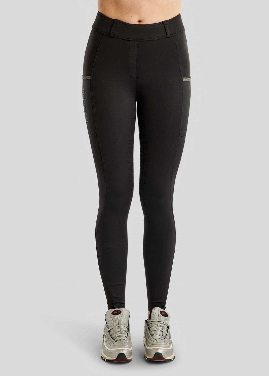 MoGloria Hybrid Pull On w. Gun Metal Caviar Tape - Fullgrip, Black 