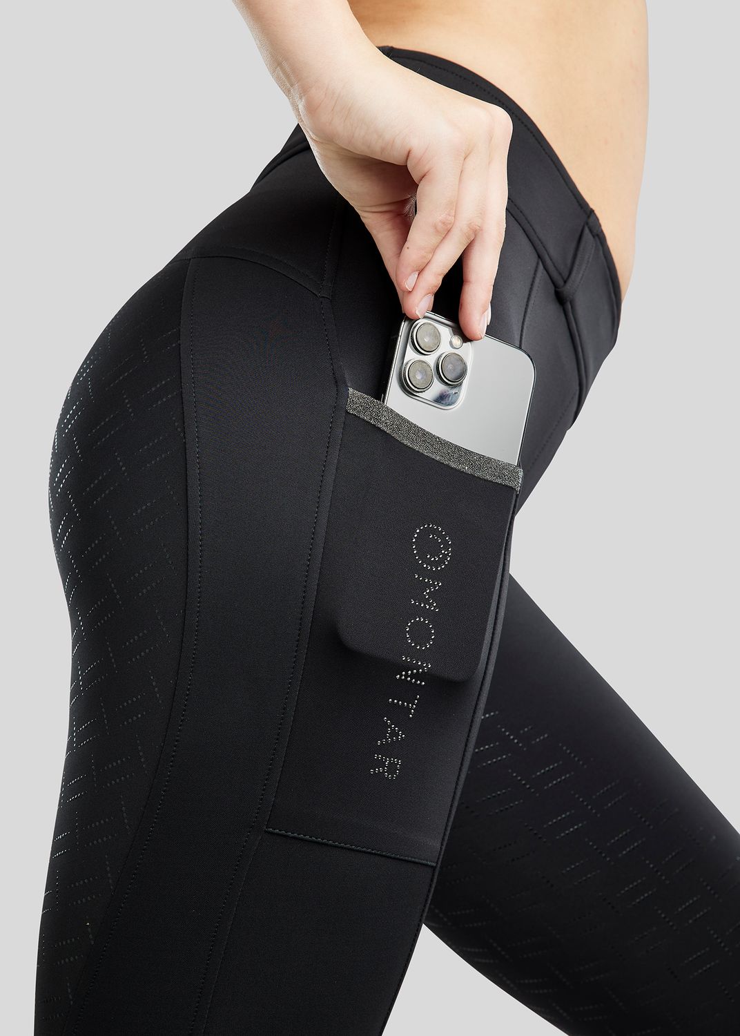 MoGloria Hybrid Pull On w. Gun Metal Caviar Tape - Fullgrip, Black 