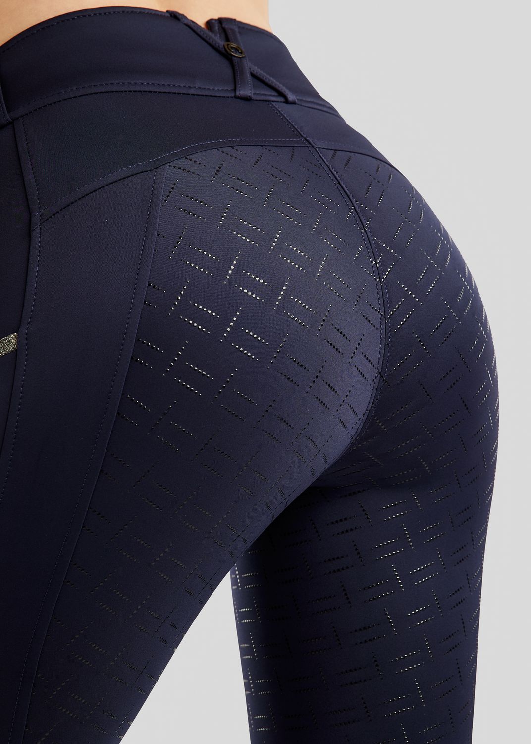 MoGloria Hybrid Pull On w. Gun Metal Caviar Tape - Fullgrip, Navy 