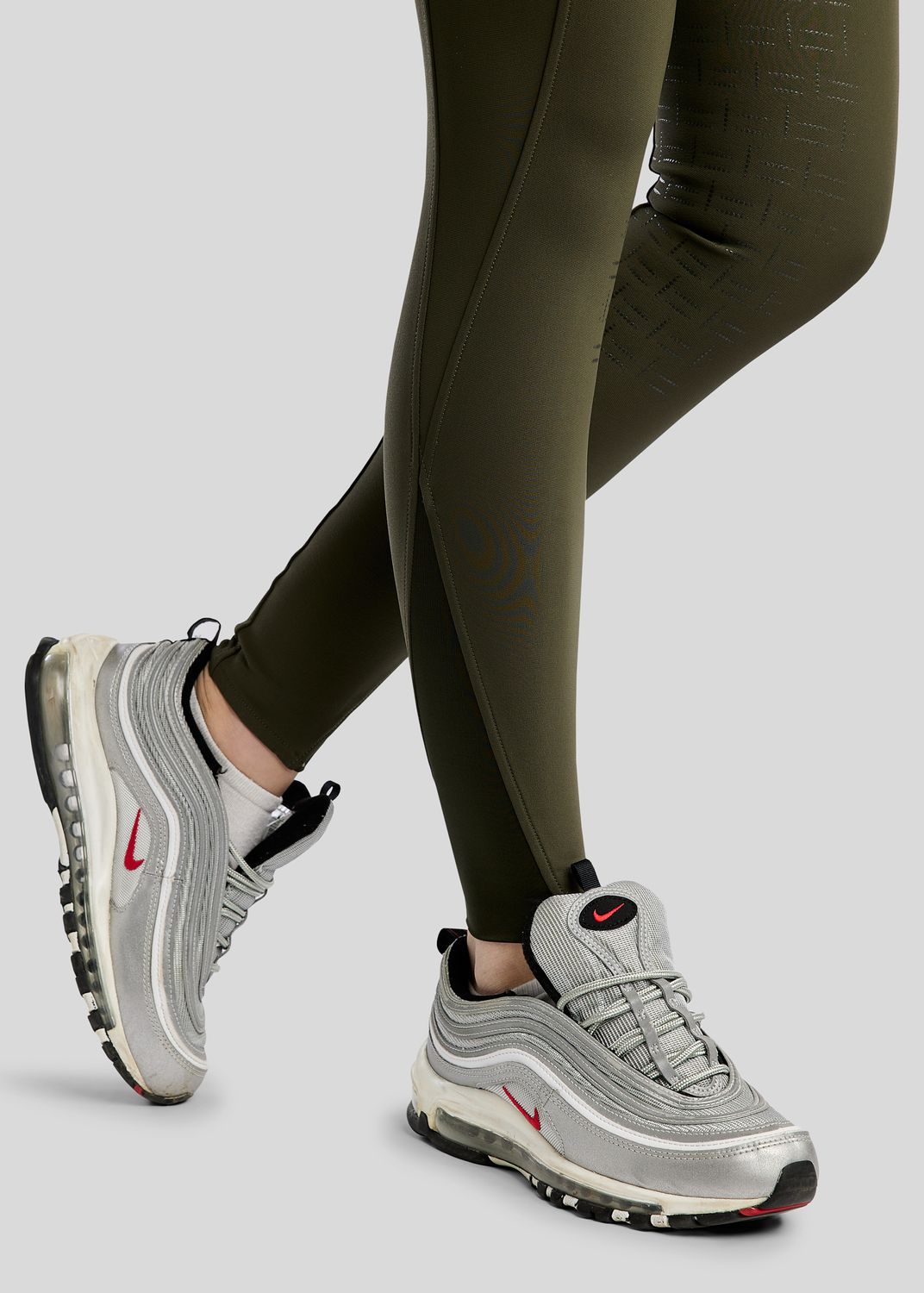 MoGlenda Breeches w. Rosegold Caviar Tape - Fullgrip, Olive 