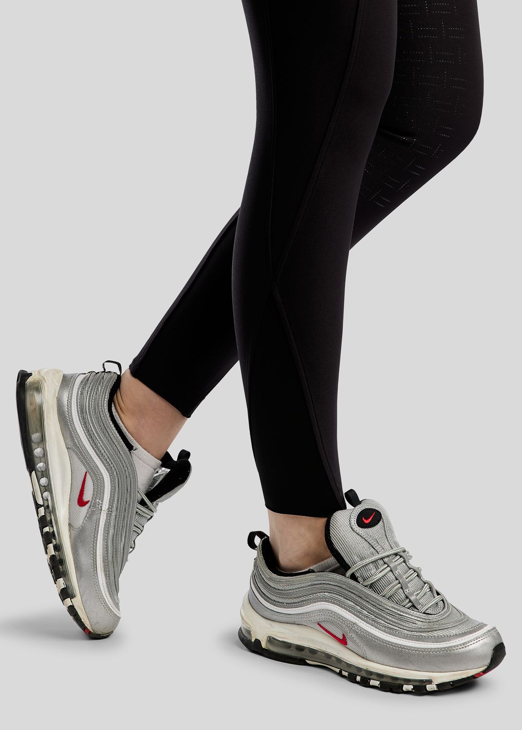 MoGaia Breeches w. Gun Metal Caviar Tape - Fullgrip, Black 