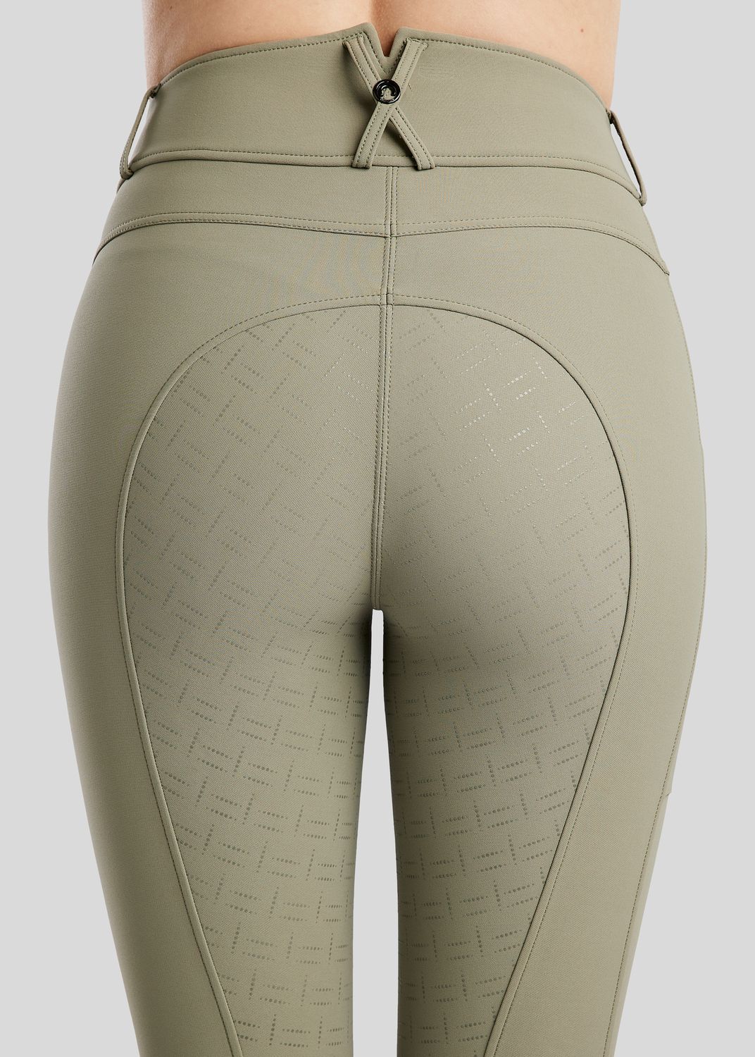 MoGaia Breeches w. Gun Metal Caviar Tape - Fullgrip, Dusty Green 