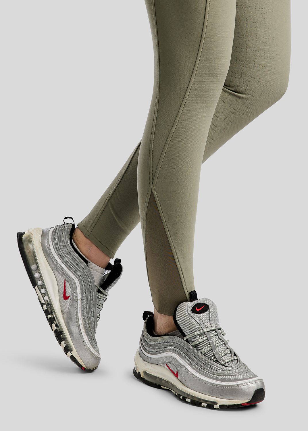 MoGaia Breeches w. Gun Metal Caviar Tape - Fullgrip, Dusty Green 