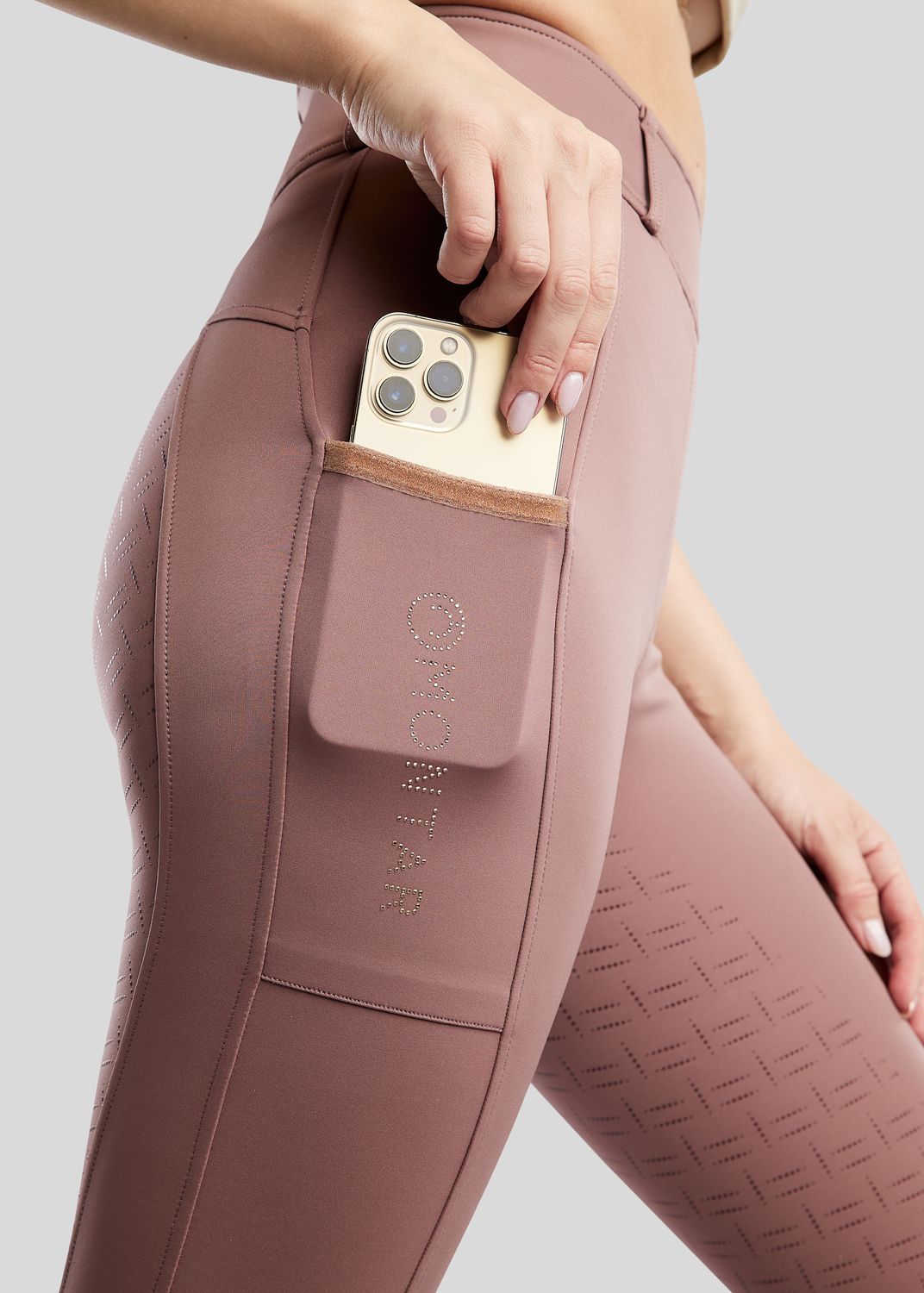 MoGlenda Hybrid Pull On w. Rosegold Caviar Tape - Fullgrip, Dusty Rose 