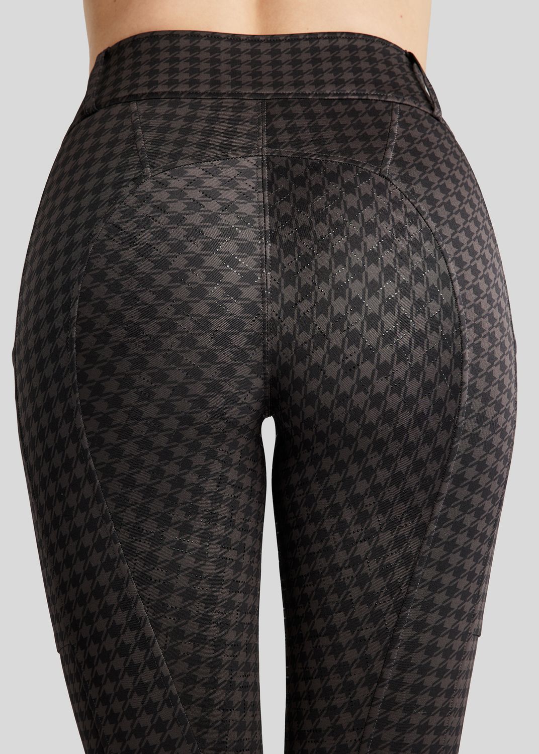 MoHannah Allover printed Houndstooth Pull-ons - Fullgrip, Slate Grey
