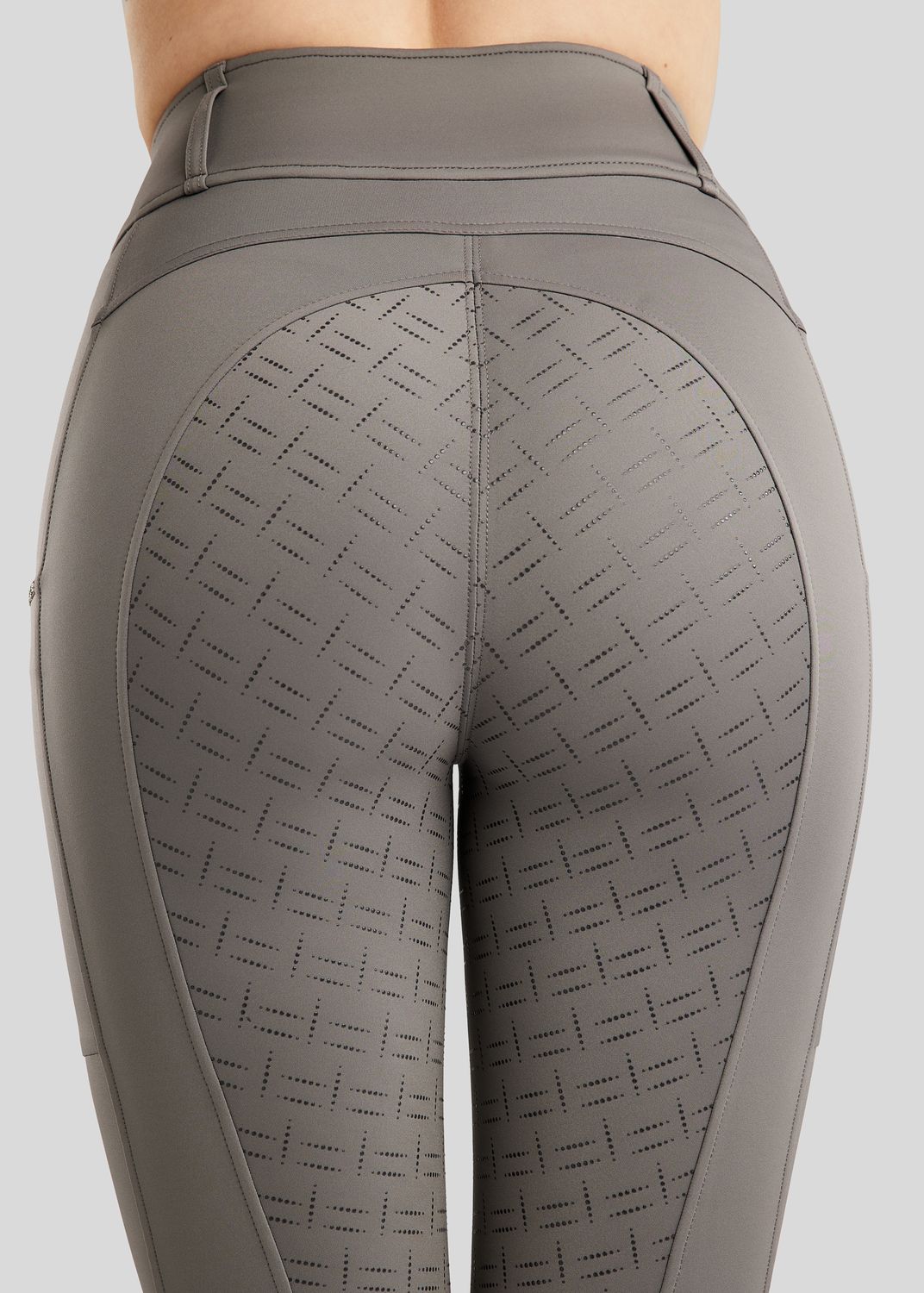 MoLila Pull On w. Champagne Crystals and Crystals Tape - Fullgrip, Grey