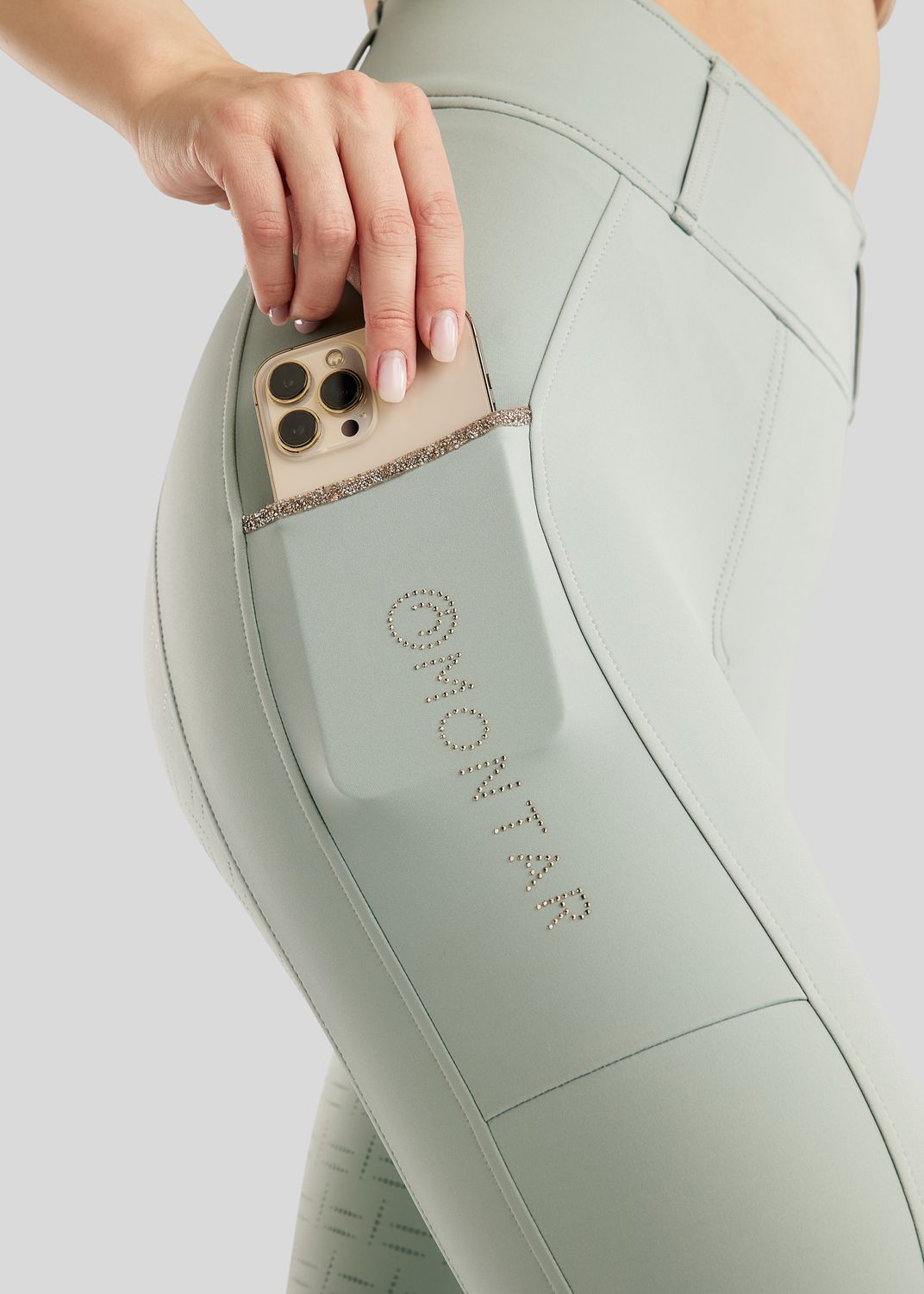 MoLila Pull On w. Champagne Crystals and Crystals Tape - Fullgrip, Turin