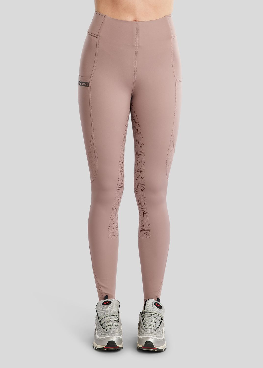 MoTilley Pull On w. Mesh and Gun Metal Logo - Fullgrip, Blush 