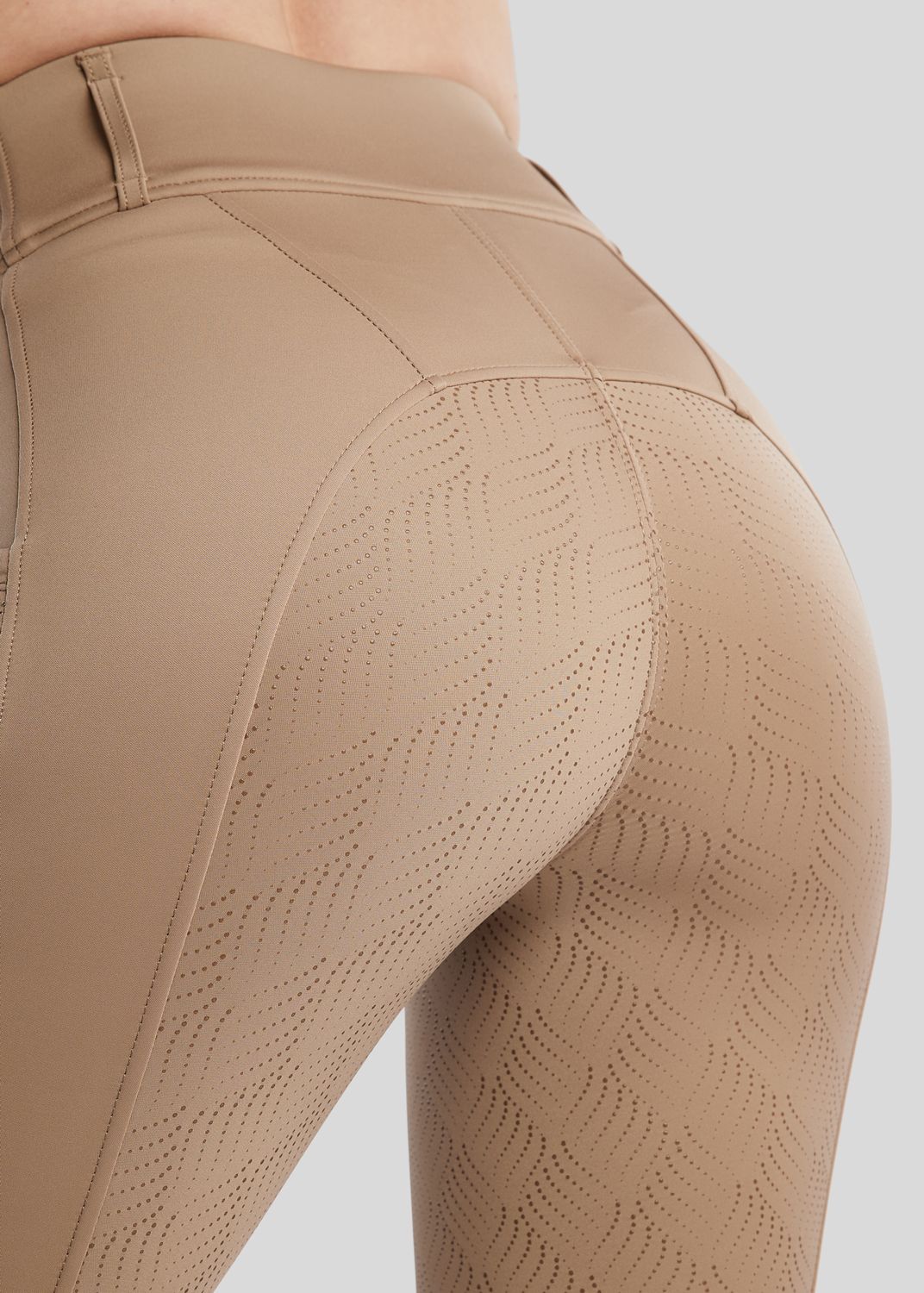 MoEverlisa Pull On w. Champagne Crystals - Fullgrip, Taupe 