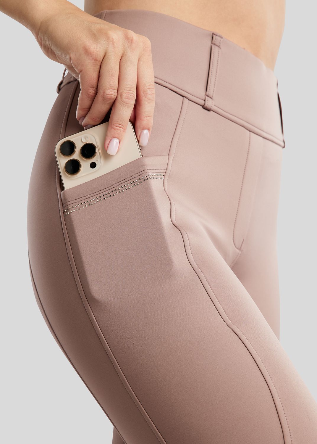 MoEverlisa Pull On w. Champagne Crystals - Fullgrip, Blush