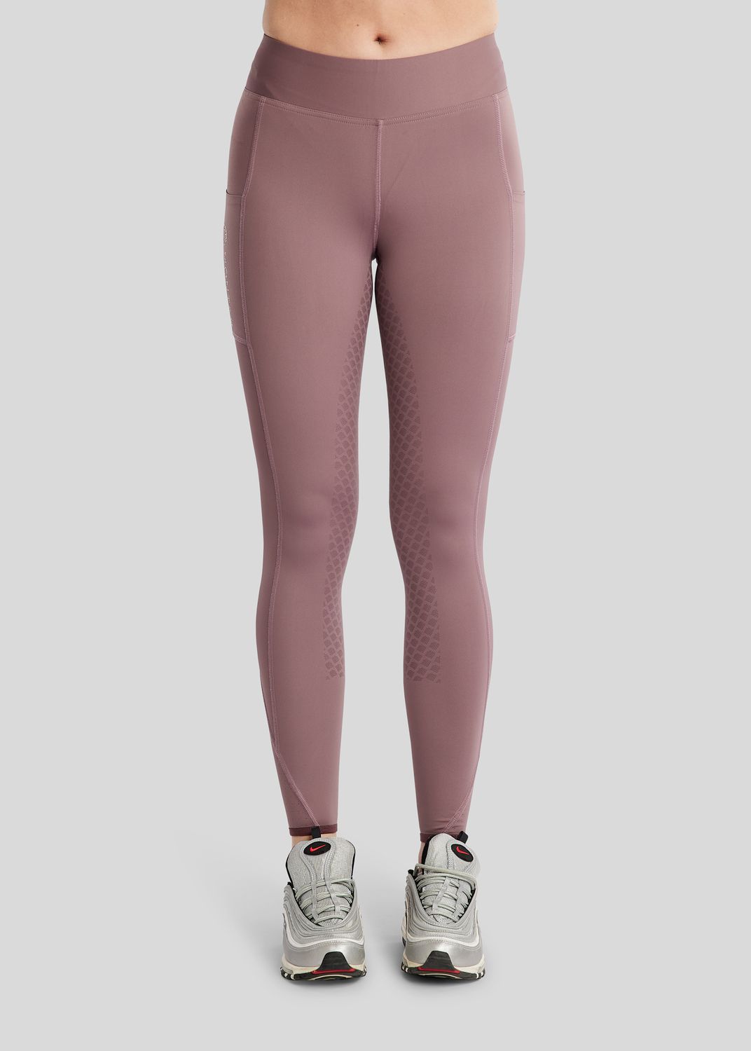 MoCaroline Pull On w. Lasercut and Champagne Crystals - Fullgrip, Blush 