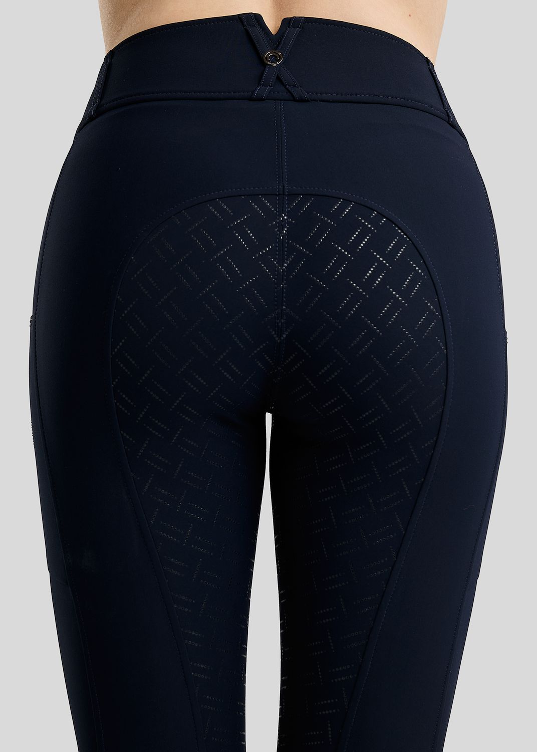 MoMaddy Breeches w. Gun Metal Crystals - Fullgrip, Navy 