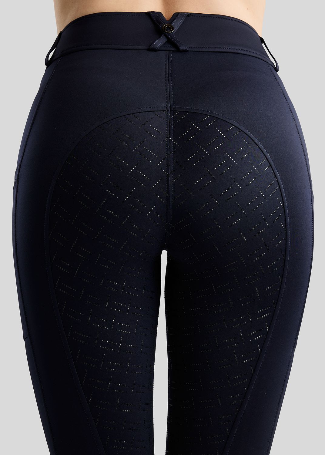 MoFair Breeches w. Gun Metal Logo Print - Fullgrip, Navy 