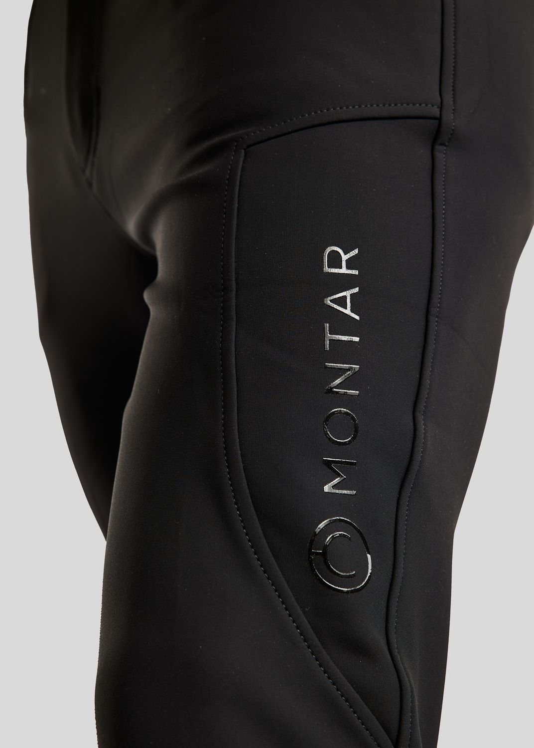 MoPeter Herre Softshell Ridebukser - Fuldgrip, Sort 