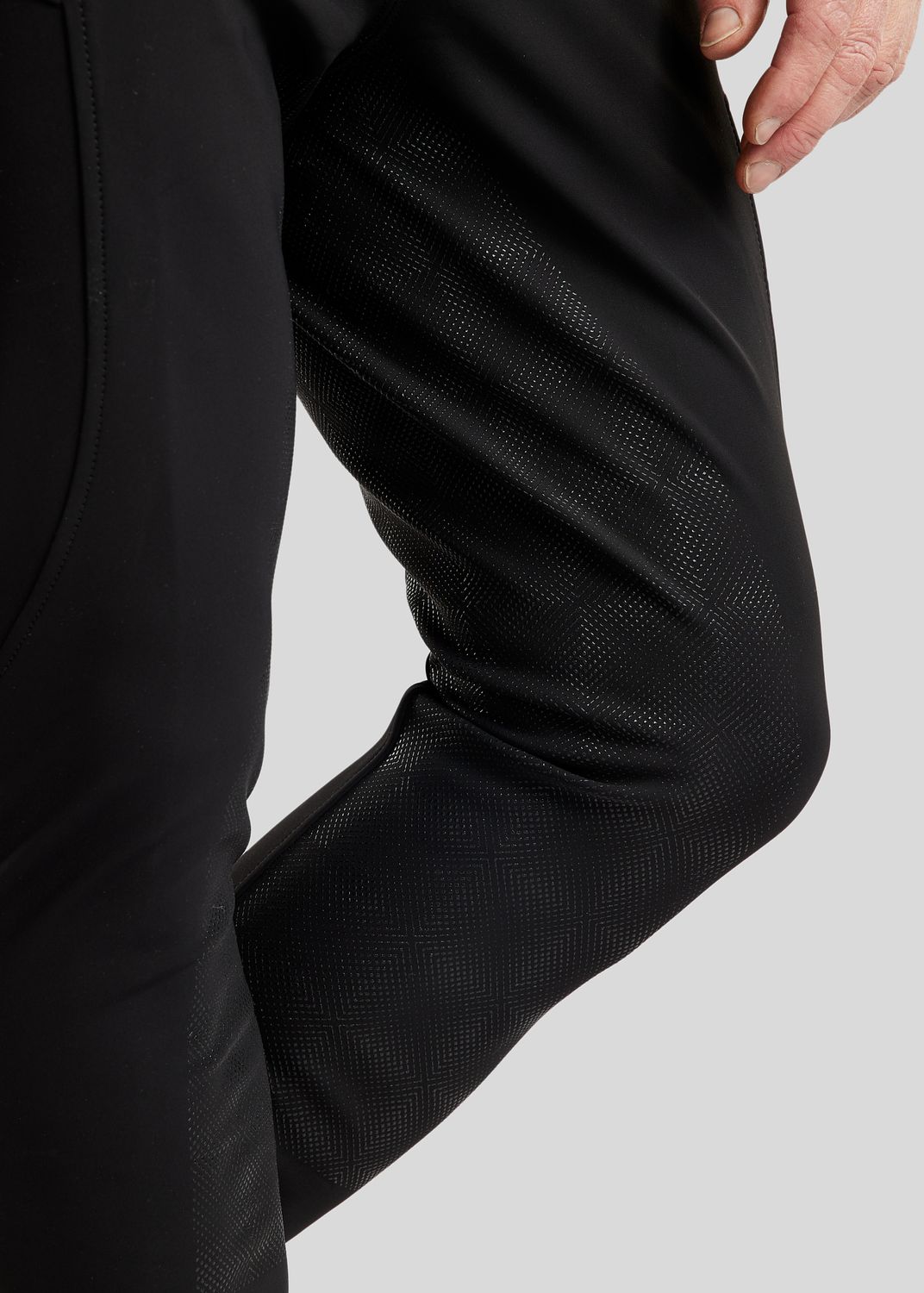 MoPeter Herre Softshell Ridebukser - Fuldgrip, Sort 