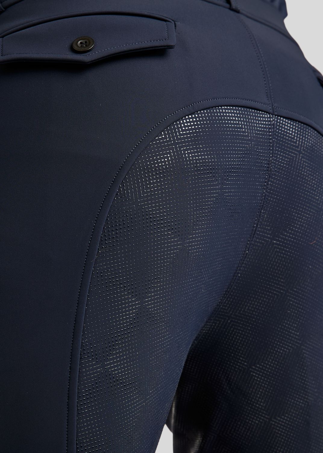 MoPeter Herre Softshell Ridebukser - Fuldgrip, Navy 