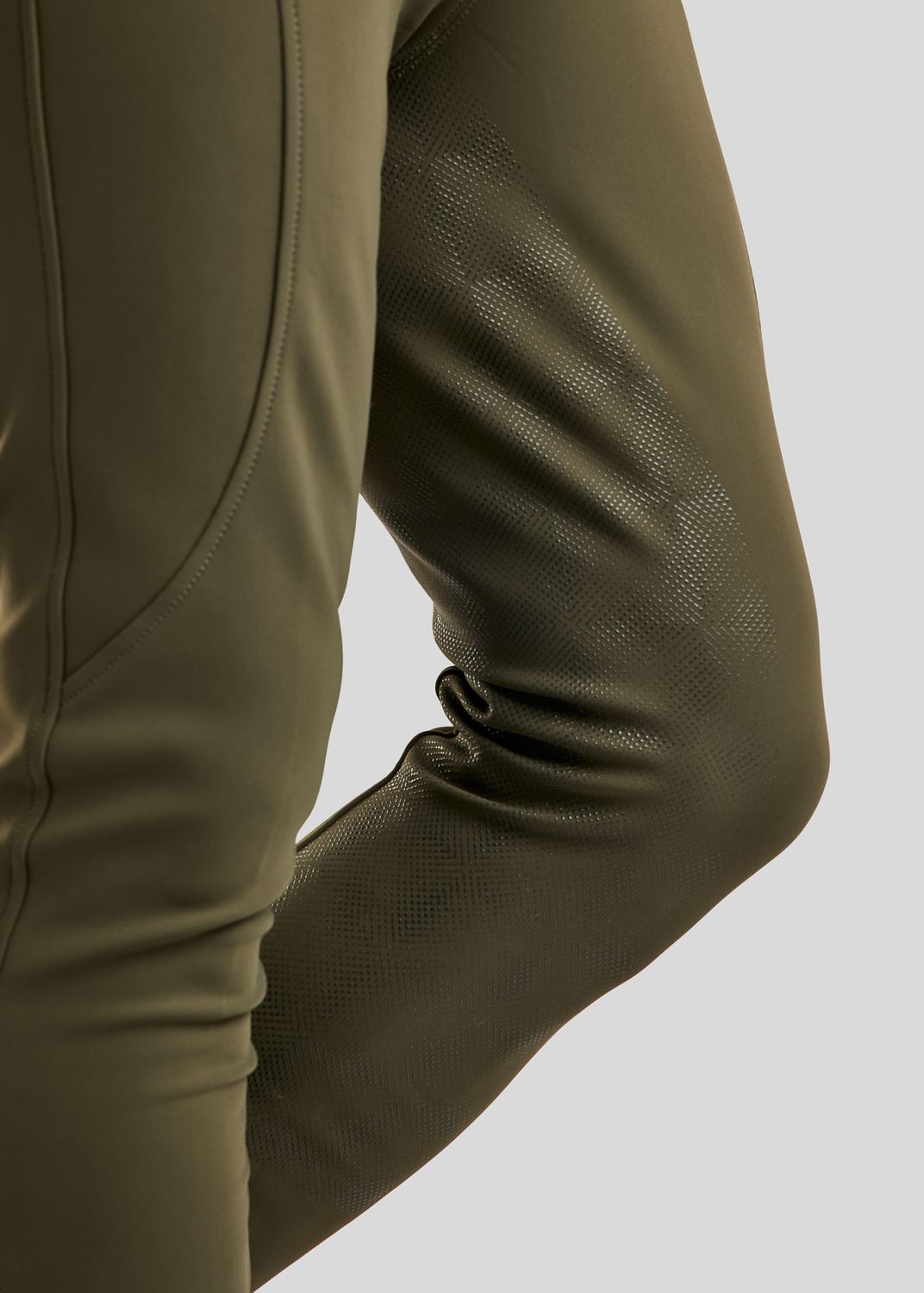 MoPeter Herre Softshell Ridebukser - Fuldgrip, Olive 