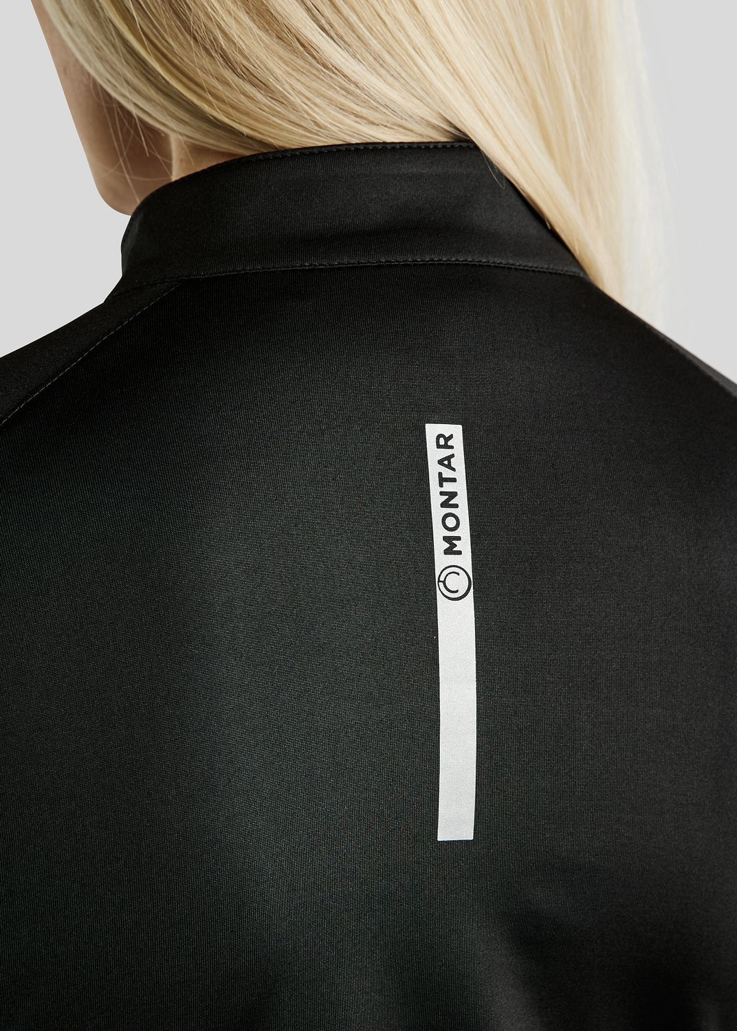 MoEsta Long Sleeved Thermo Polo w. Reflective Print - Black 