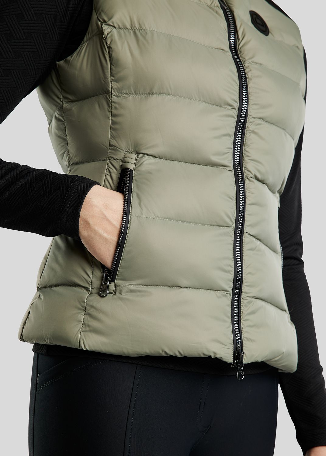 MoAthena REFINED Bodywarmer - Dusty Green