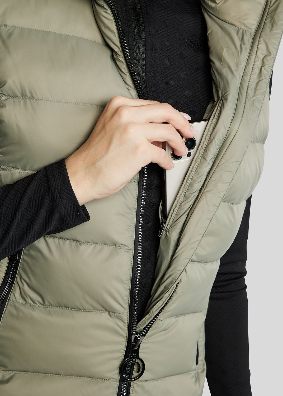 MoAthena REFINED Bodywarmer - Dusty Green
