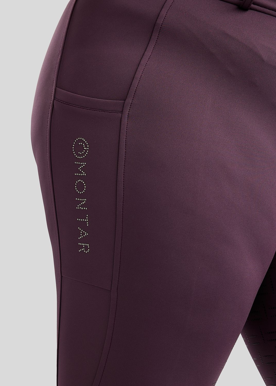 CURVE MoFlair Breeches w. Phone Pockets and Gun Metal Crystals - Fullgrip, Fig