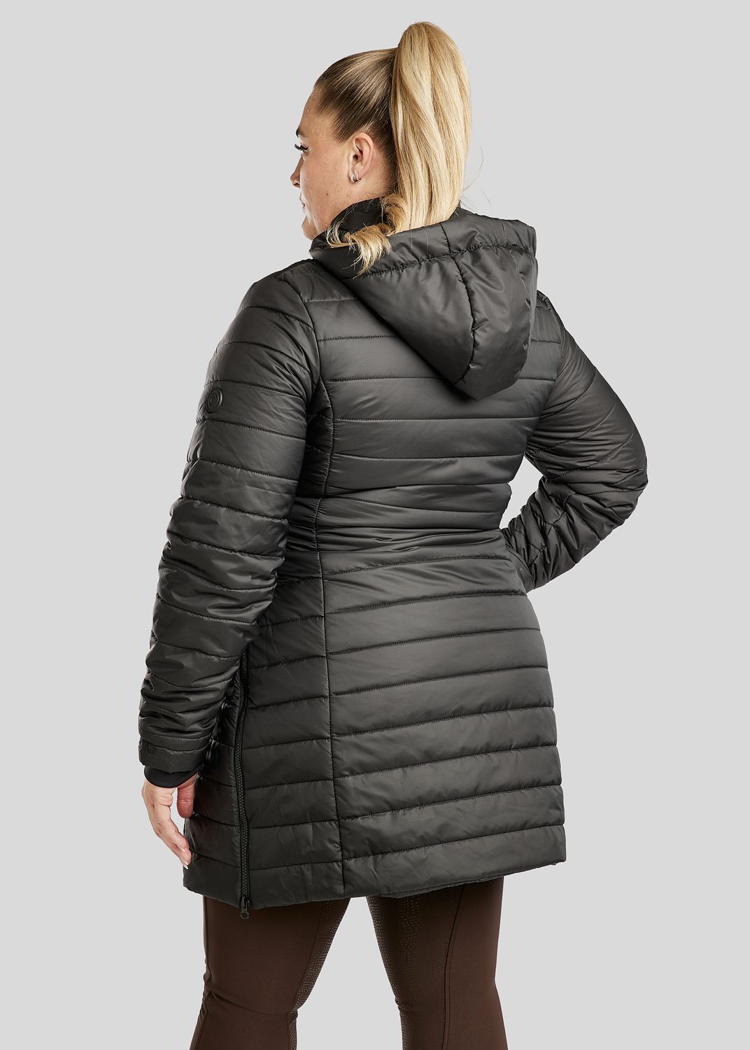 CURVE MoKately Long Quilted Jakcet - Black 