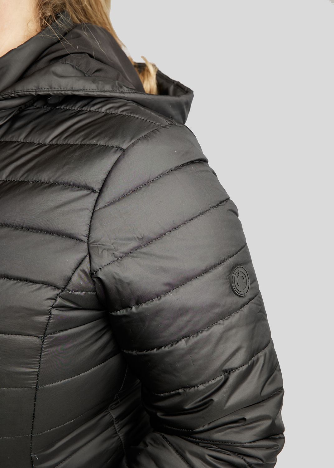 CURVE MoKately Long Quilted Jakcet - Black 