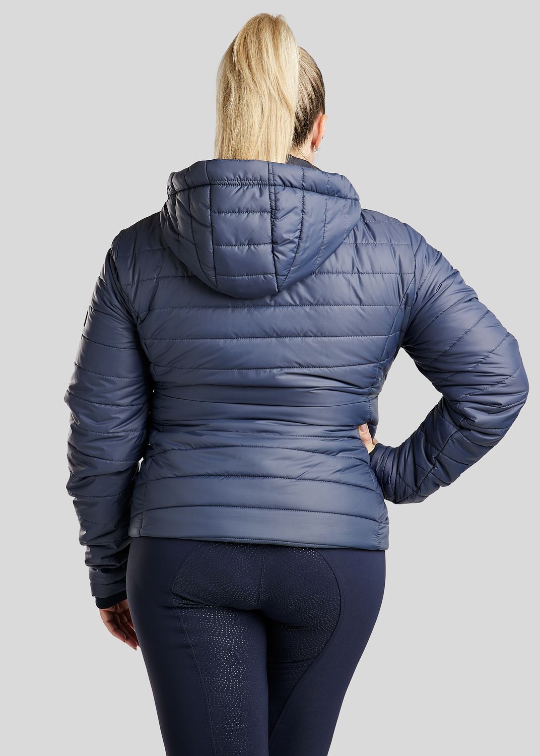 CURVE MoKately Short Quilted Jacket - Navy 