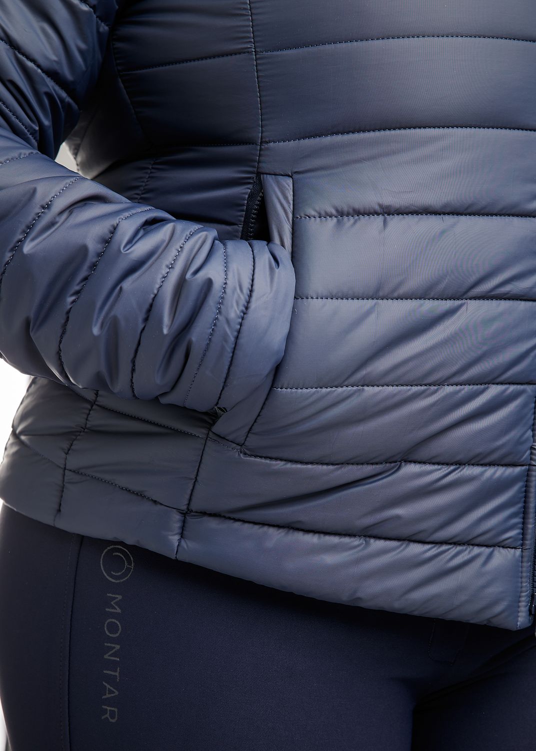 CURVE MoKately Short Quilted Jacket - Navy 