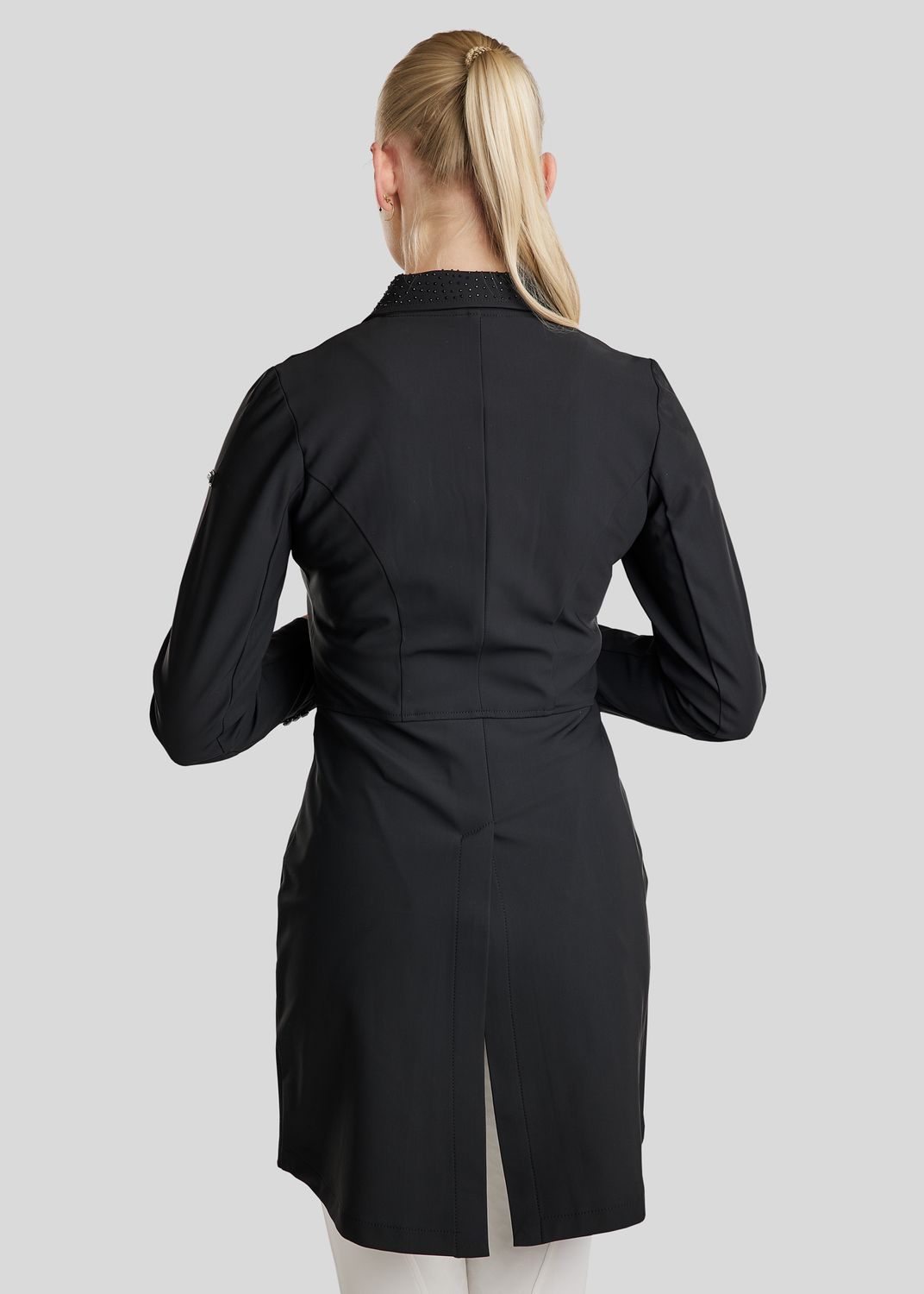 Long Softshell Tail Coat - Black 