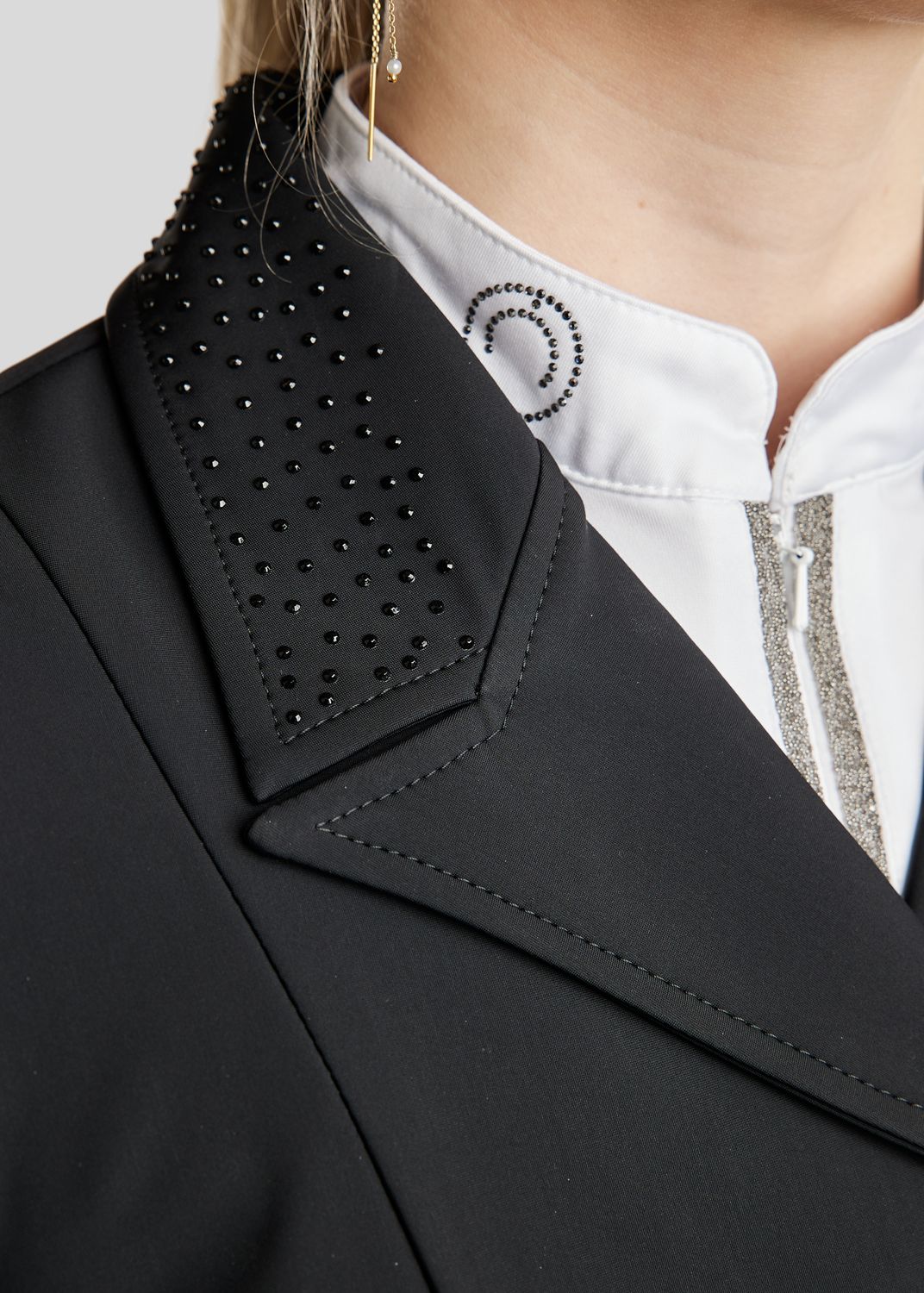 Long Softshell Tail Coat - Black 