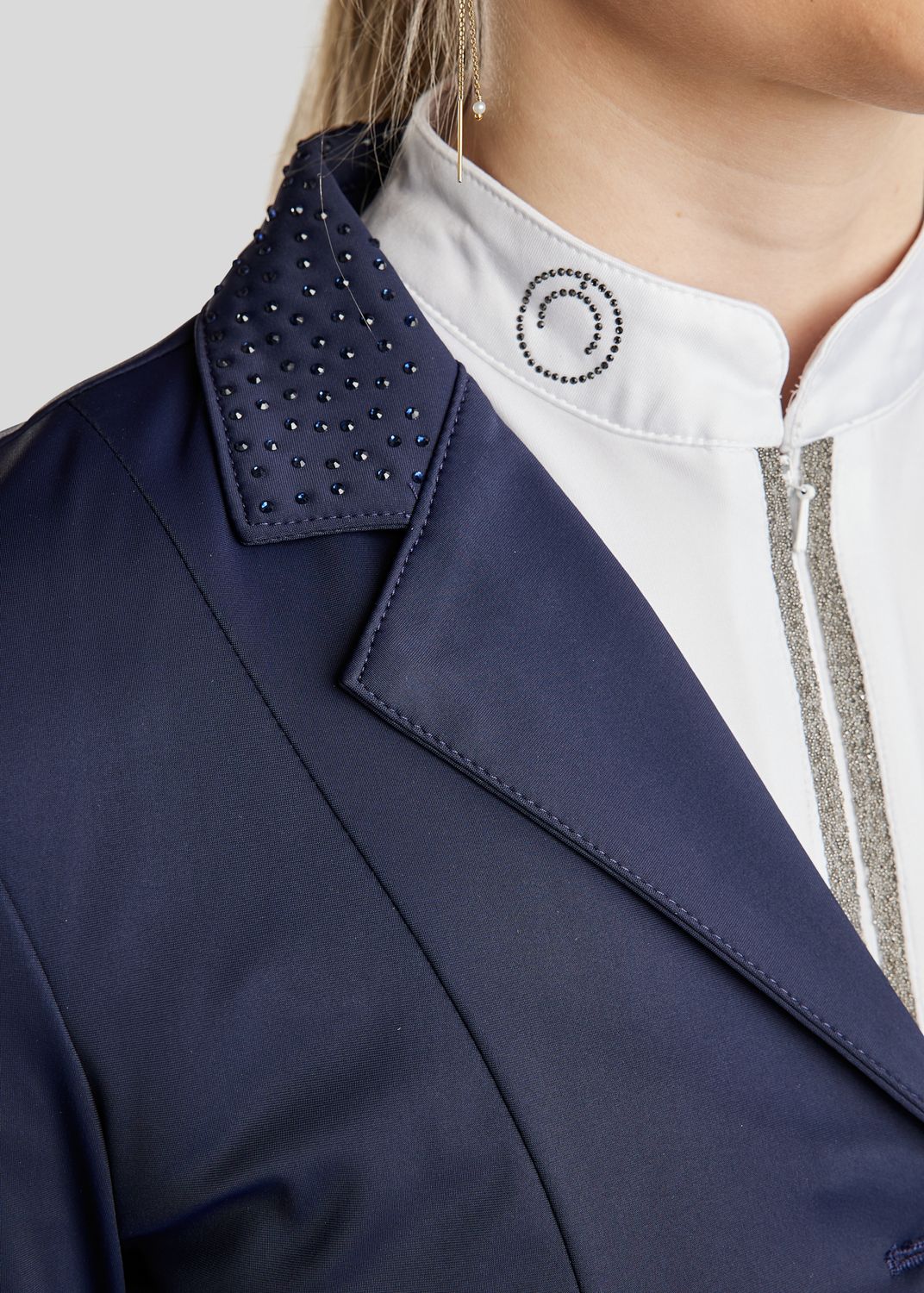 Bonnie Competition Jacket w. Crystals - Navy 