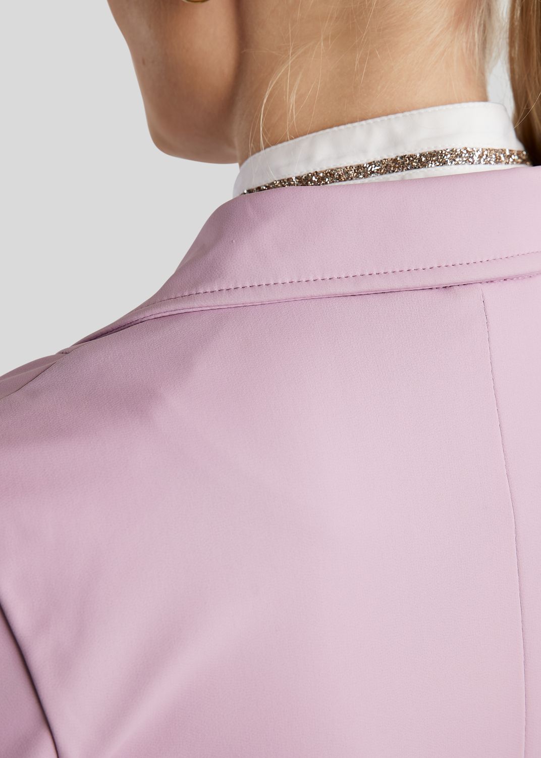 MoLila Competition Jacket w. Champagne Crystal Tape - Candy Pink