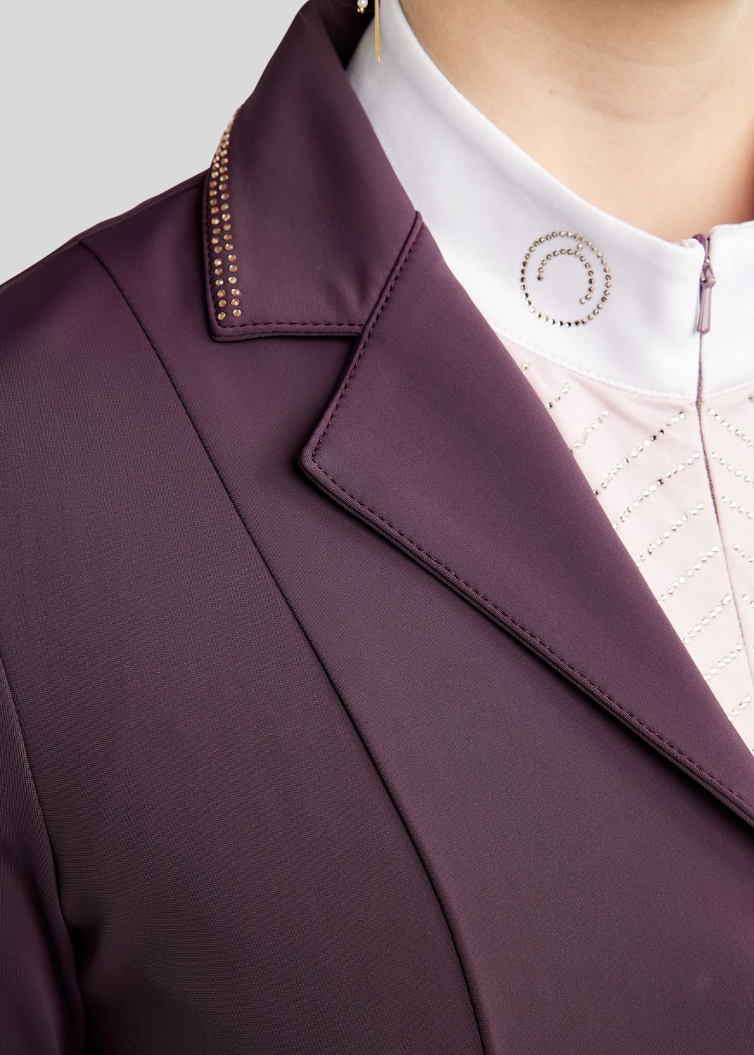 MoBlair Competition Jacket w. Champagne Crystals - Fig 