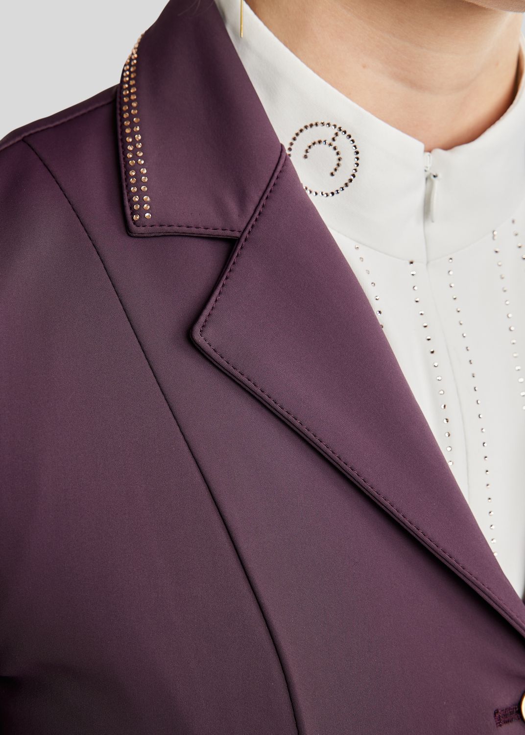 MoBlair Competition Jacket w. Champagne Crystals - Fig 