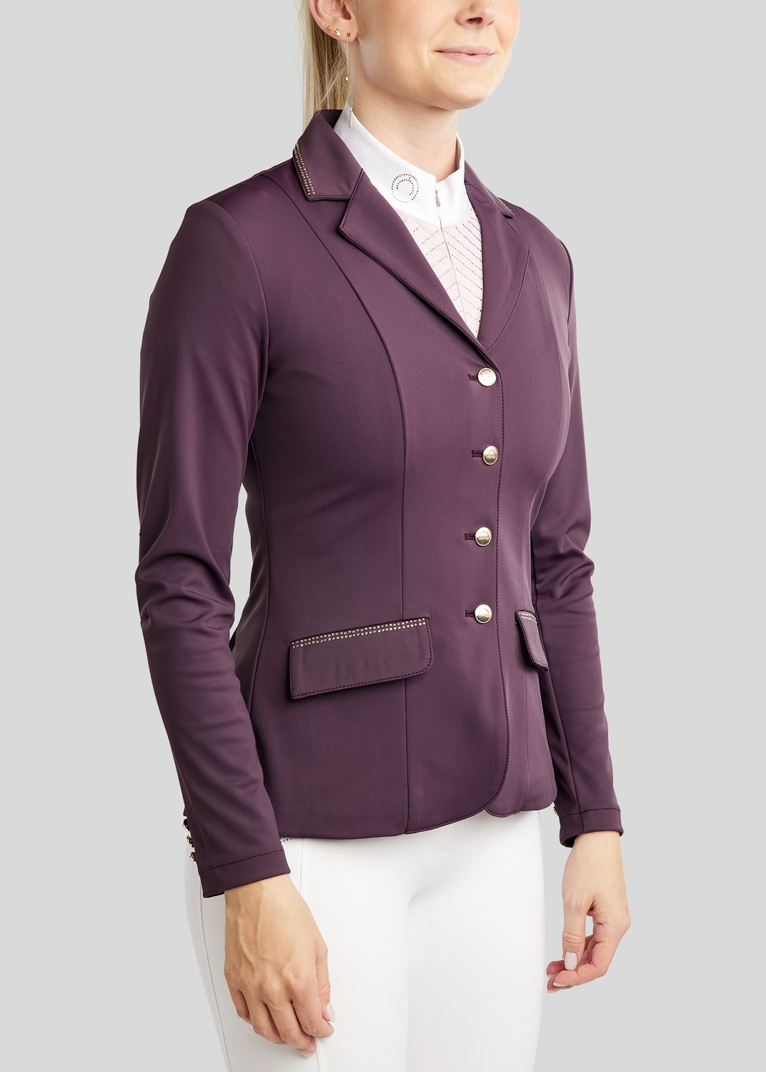 MoBlair Competition Jacket w. Champagne Crystals - Fig 