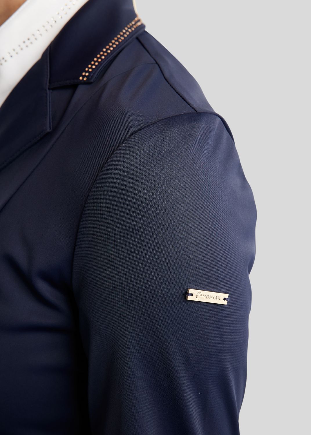 MoEverlisa Competition Jacket w. Champagne Crystals - Navy 