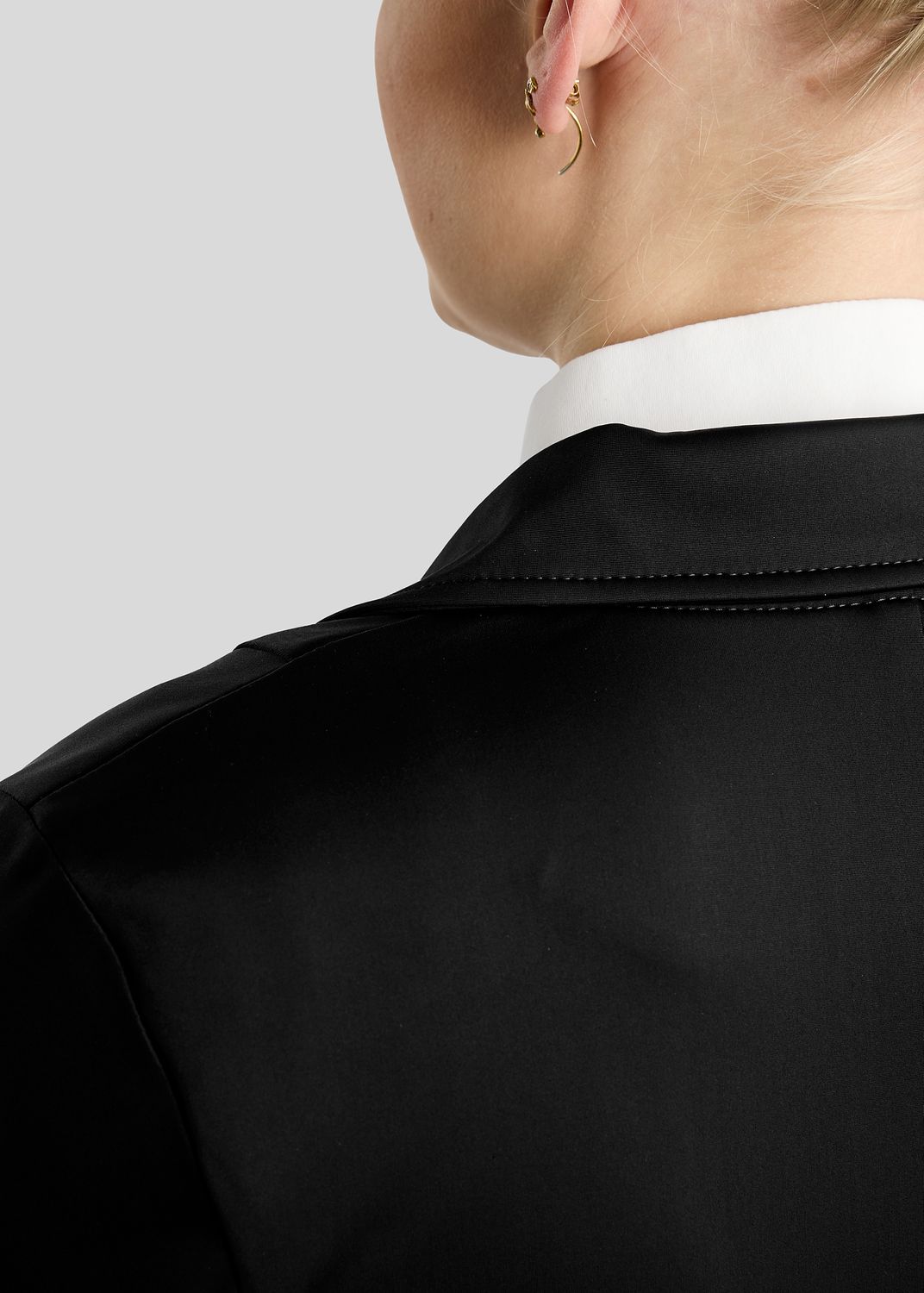 MoKira Softshell Competition Jacket w. Gun Metal Crystals - Black 