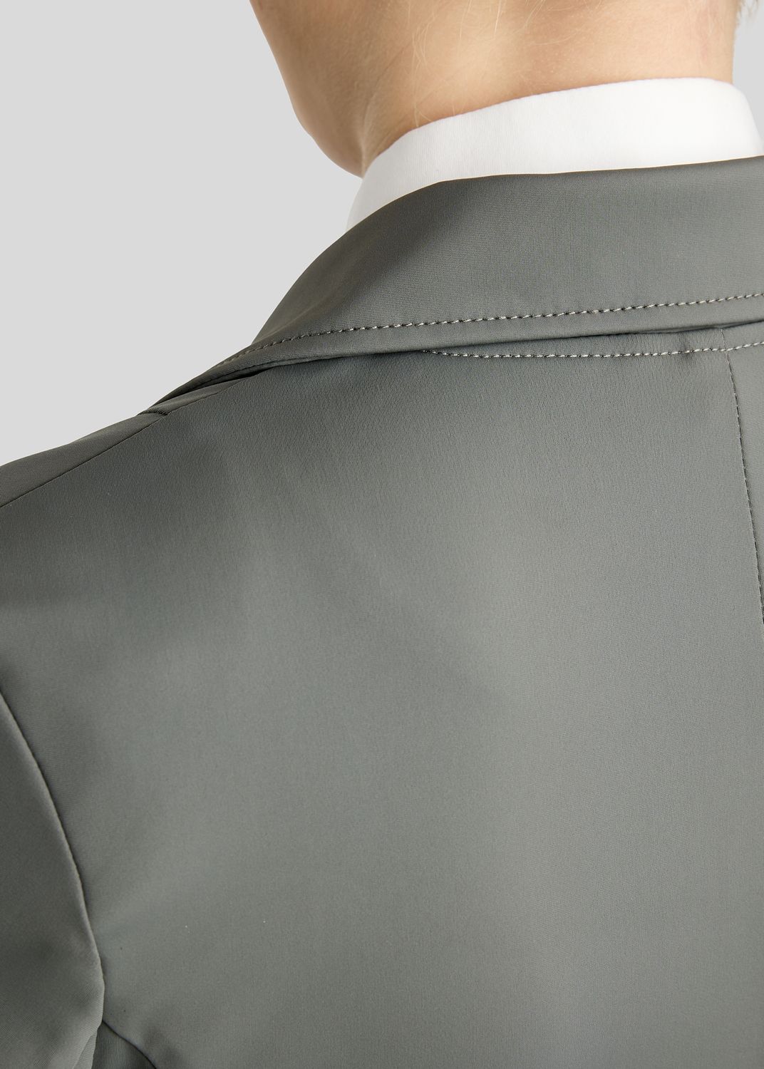 MoKira Softshell Competition Jacket w. Gun Metal Crystals - Grey 