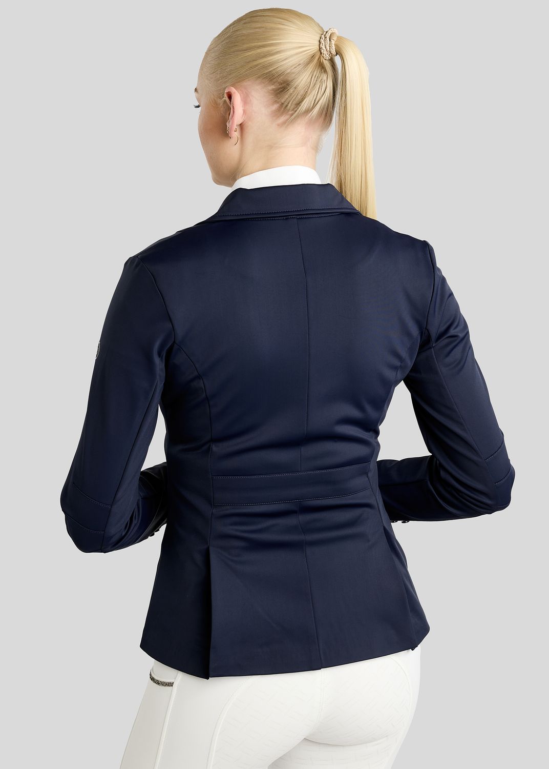 MoKira Softshell Competition Jacket w. Gun Metal Crystals - Navy 